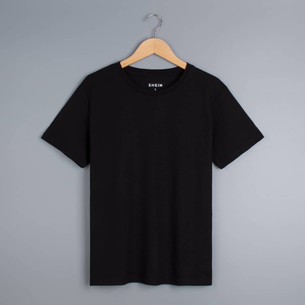 

Letter & Cartoon Graphic Tee, Black