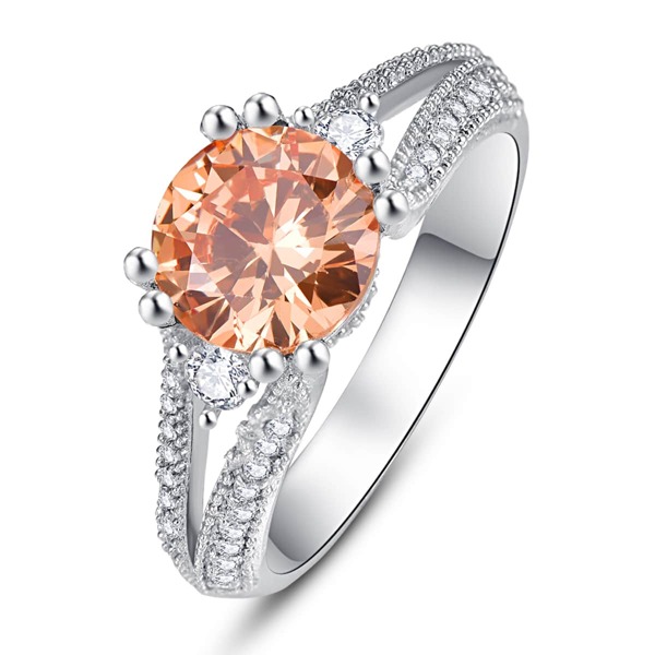 

Zircon Decor Ring, Silver