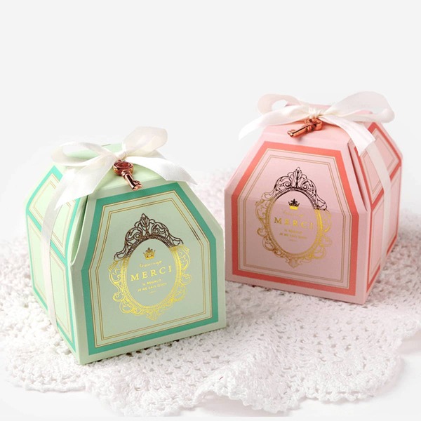 

10pcs Hot Stamping Packaging Box, Multicolor