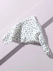 印花髮帶 - 白色 - 查看 2