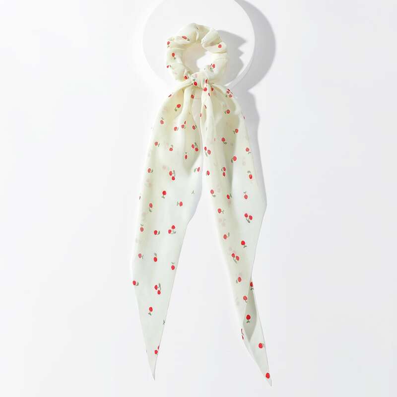 

Scarf Hair Tie, Beige