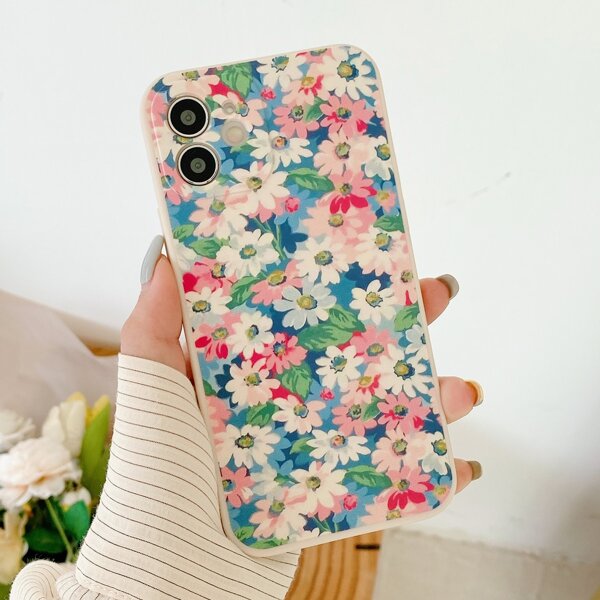

Flower Painted Phone Case, Multicolor