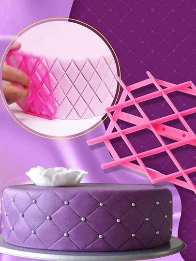 1入組蛋糕壓花模具