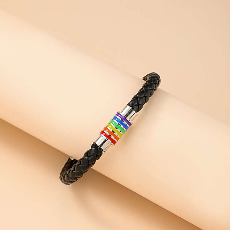 

Colorful Striped Bracelet, Multicolor