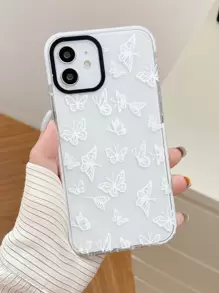 Butterfly Clear Phone Case - Clear - View 1