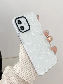Butterfly Clear Phone Case - Clear - View 5