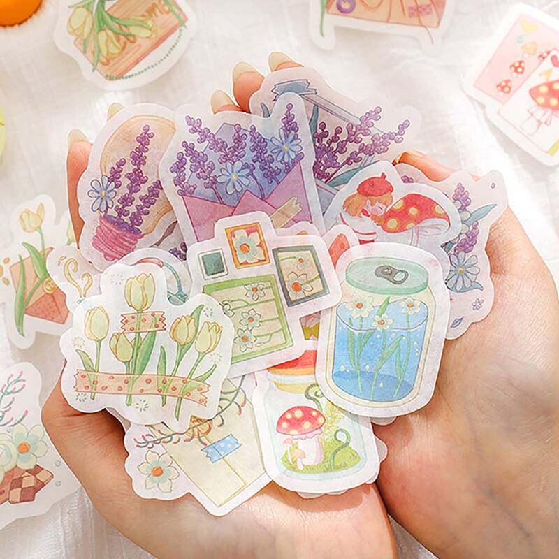 

40pcs Random Pattern Sticker, Multicolor