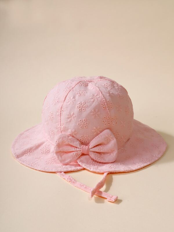 Baby Bow Decor Bucket Hat