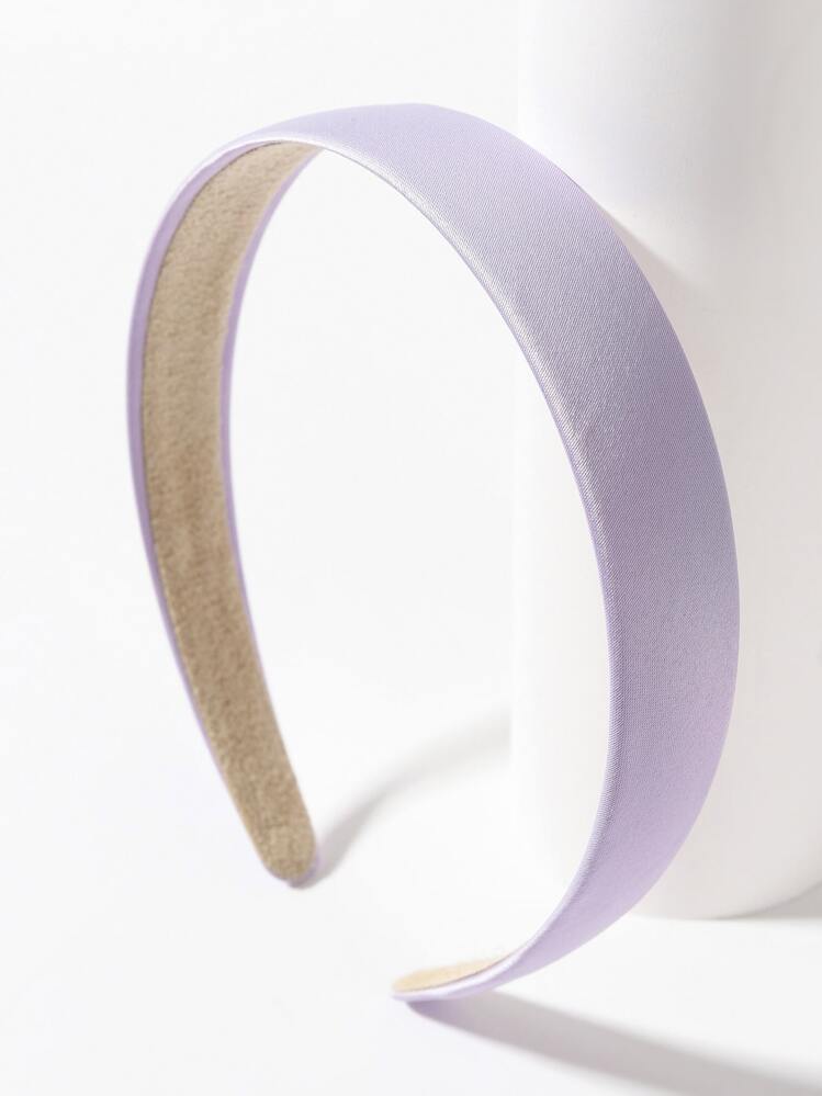 1pv 纯紫色宽发箍，适合日常佩戴，可搭配各种发型，也适合休闲嘉年华、狂欢节等场合，可作发箍、发圈、家居用品、护肤发带等。 - 淡紫色 - 查看 1