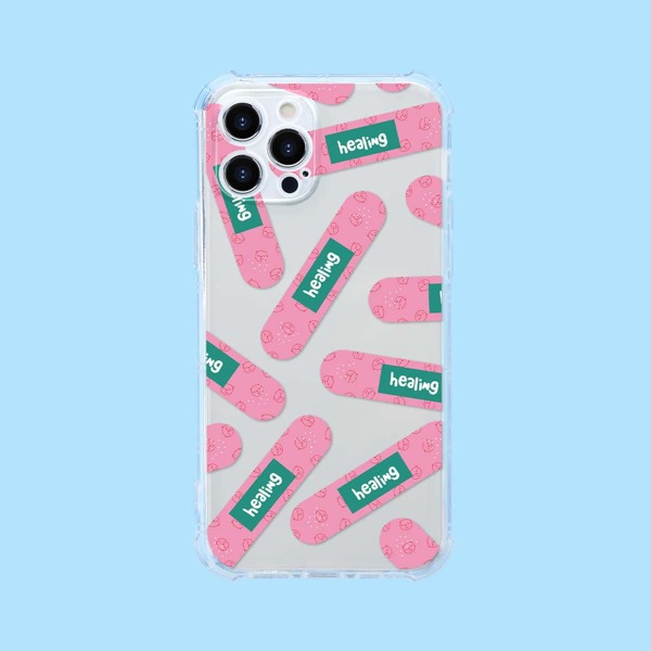 

Band-aid Pattern Clear Phone Case