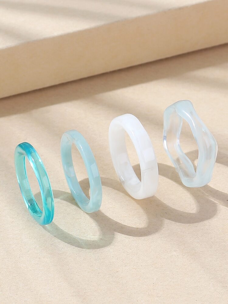 4 vòng nhựa - Nhiều màu - Xem 1