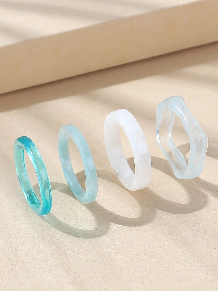 4 vòng nhựa - Nhiều màu - Xem 1