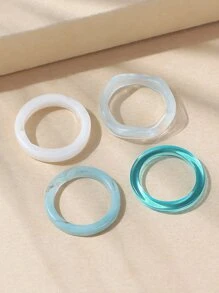 4 vòng nhựa - Nhiều màu - Xem 2