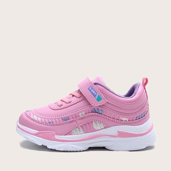 

Girls Velcro Strap Sneakers, Purple