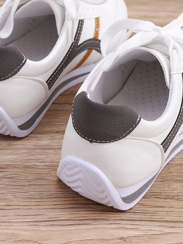 Low Top Lace Up Front Sneakers