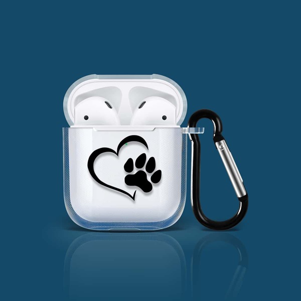 

Heart Pattern Clear Case For Airpods