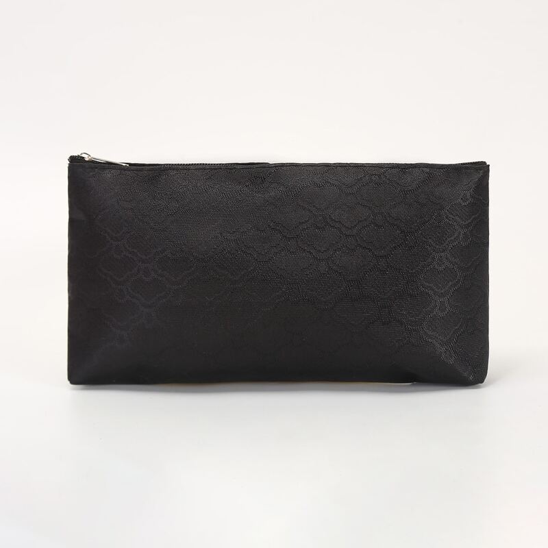 

Graphic Makeup Bag, Black