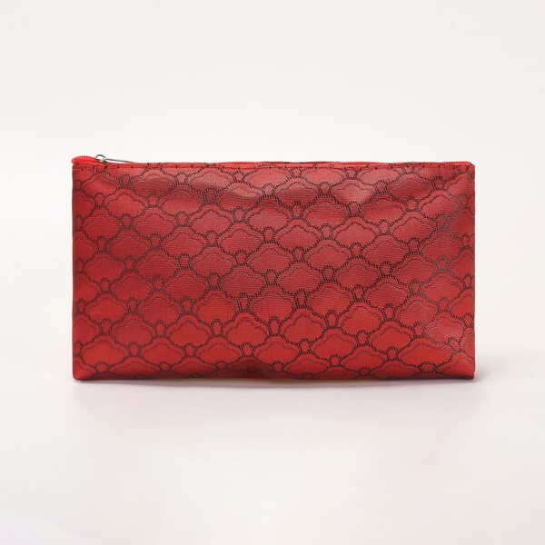

Graphic Makeup Bag, Red