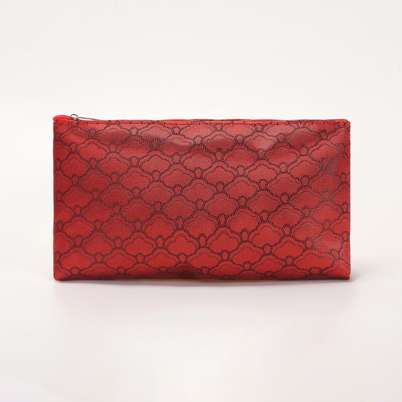 

Graphic Makeup Bag, Red
