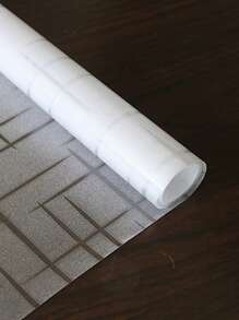 圖案印花窗戶隱私牆貼可拆卸防水裝飾窗戶膜 - 白色 - 查看 4