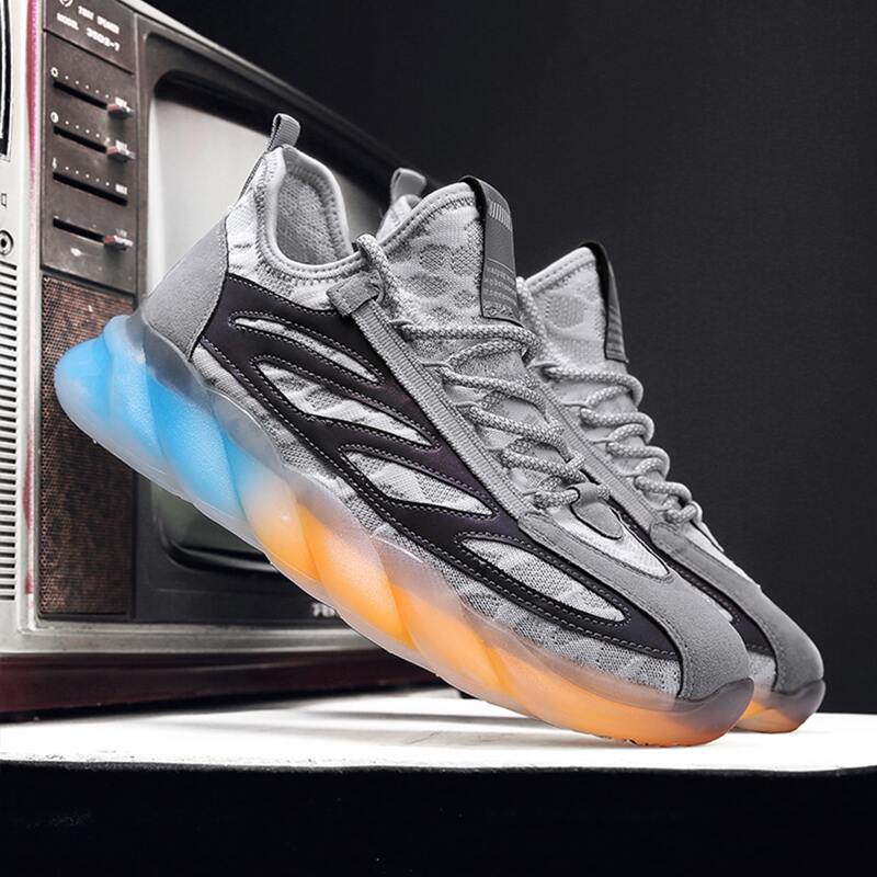 

Guys Ombre Sole Running Shoes, Grey