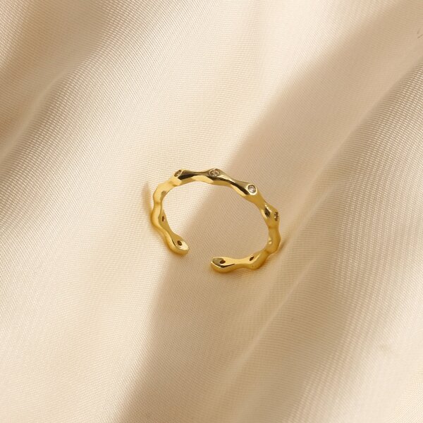 

1pc Cuff Ring, Gold