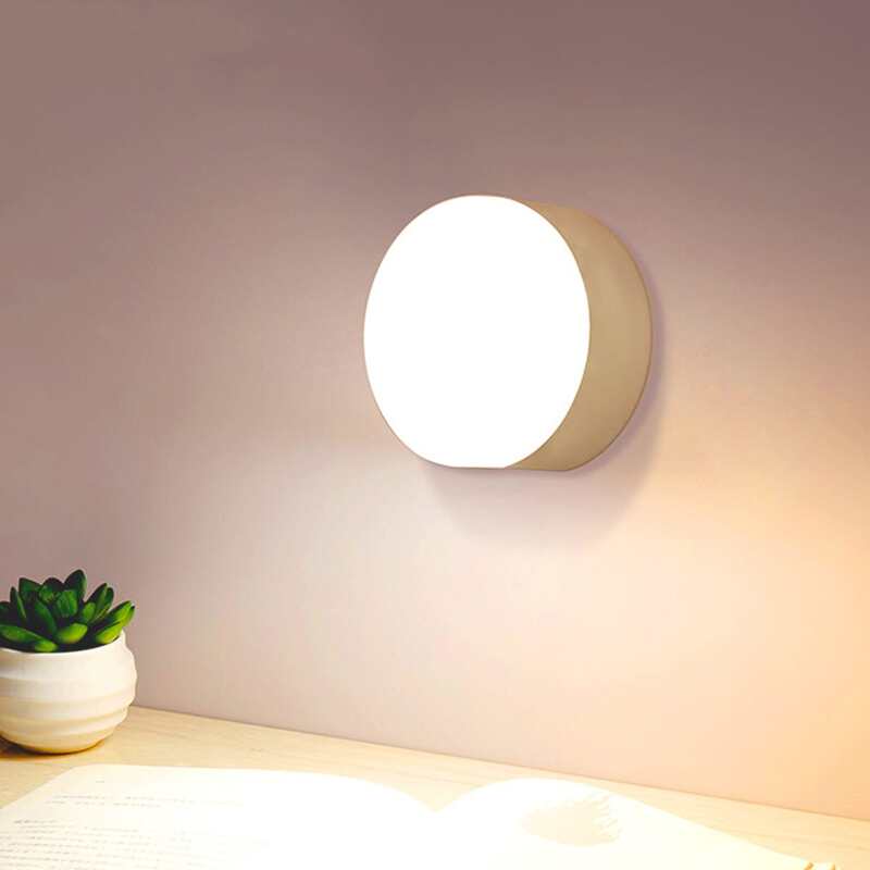 

1pc 3 Color Touch Functional Night Light, White