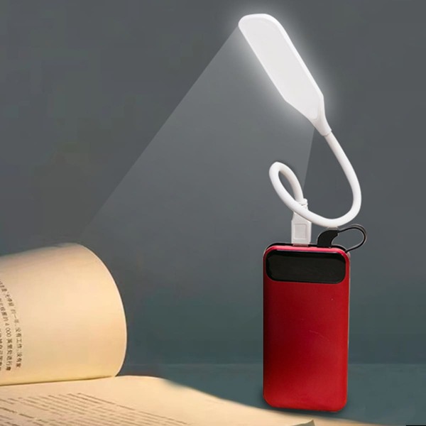 

1шт настольная мини лампа USB, Белый