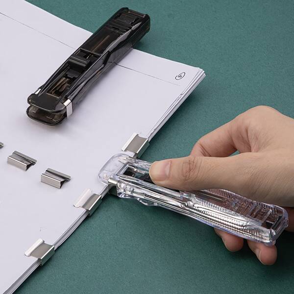 

1pc Random File Push Clamp Binding Tool Without Clip, Clear
