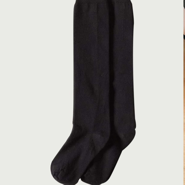 

Girls Solid Socks, Black