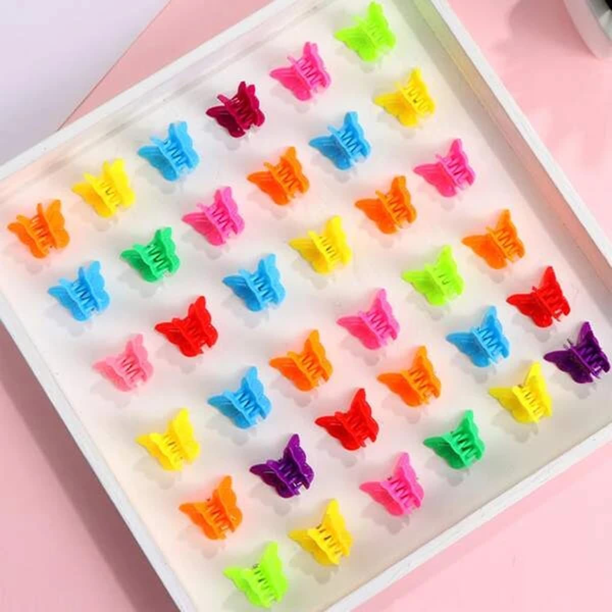

20pcs Butterfly Hair Claw, Multicolor