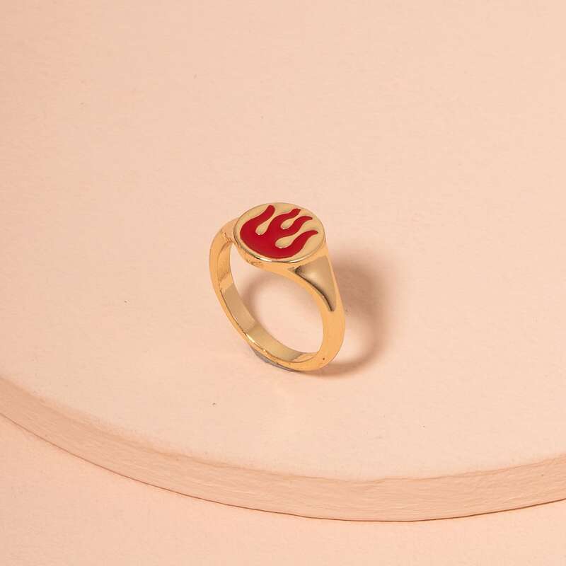 

1pc Flame Ring, Gold