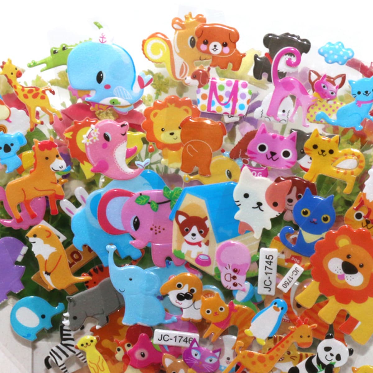 

5pcs Random Cartoon Animal Sticker, Multicolor