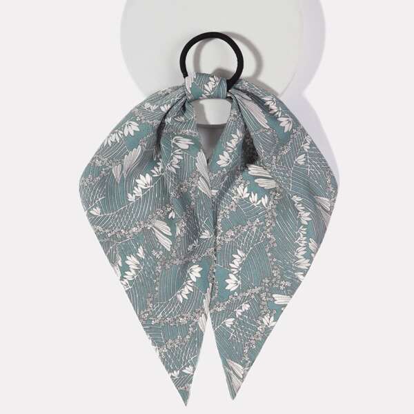

Leaf Print Hair Tie, Multicolor