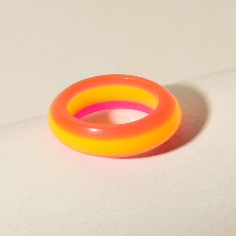 

Colorful Resin Ring, Multicolor