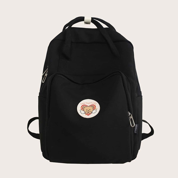

Cartoon Graphic Classic Backpack, Black