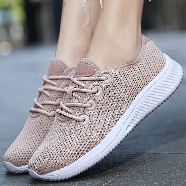 

Breathable Softness Sneakers, Pink