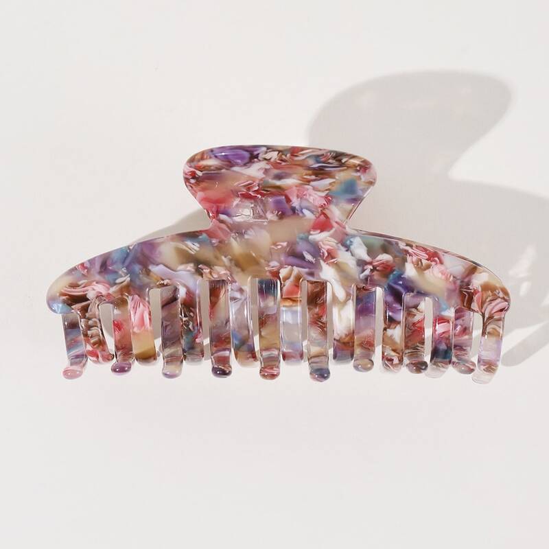 

1pc Tie Dye Hair Claw, Multicolor