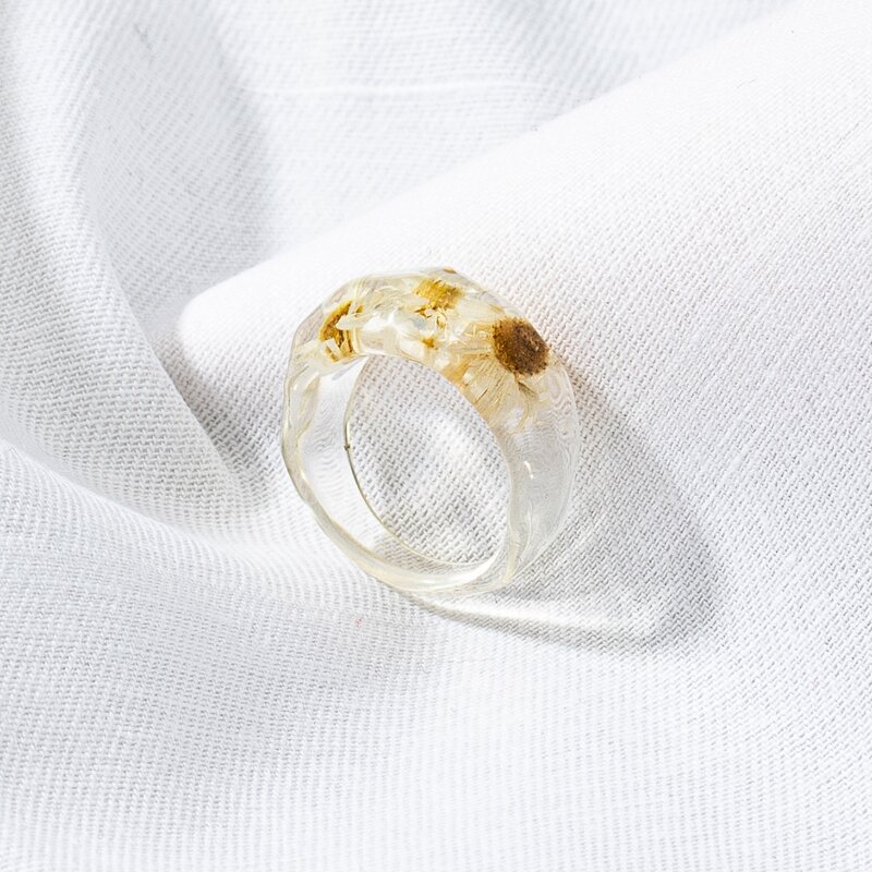 

Flower Resin Ring, Multicolor