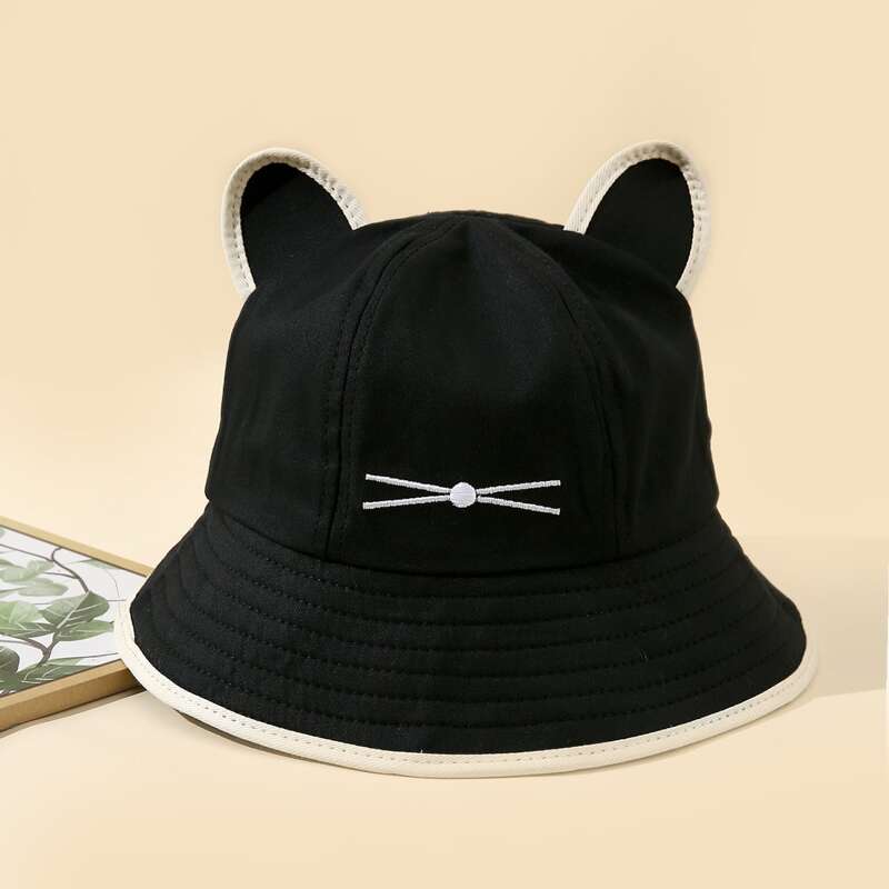 

Cartoon Bucket Hat, Black