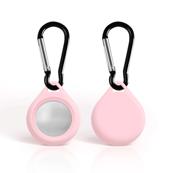 

Silicone Case With Hook For Airtag, Pink