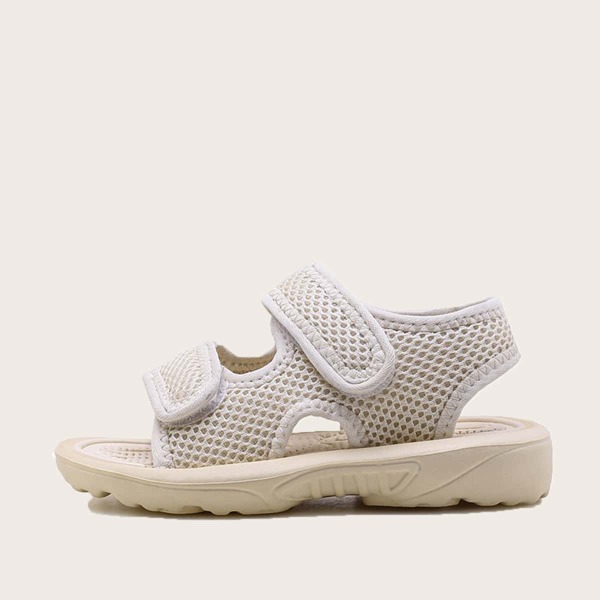 

Toddler Boys Velcro Strap Sandals, Beige