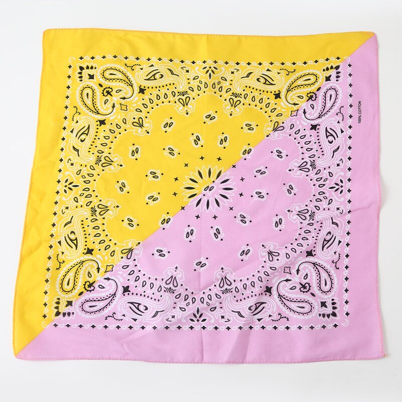 

Colorblock Paisley Bandana, Multicolor