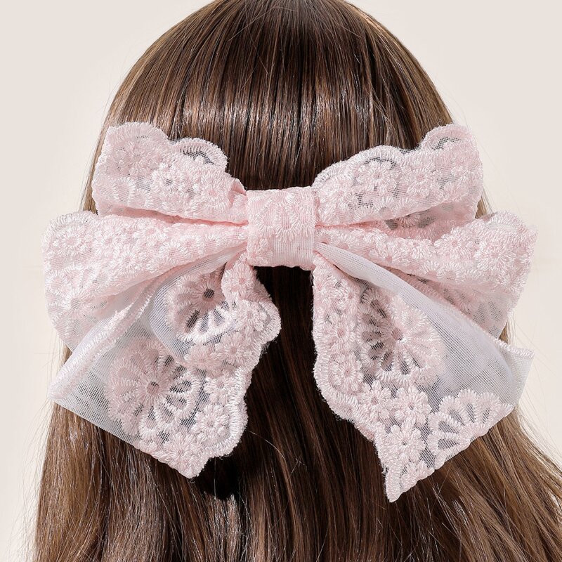 

Bow Hair Clip, Pink