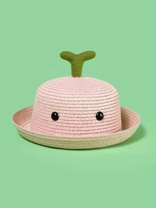 Sombrero de niñas con diseño de dibujos animados - Rosa - Ver 2