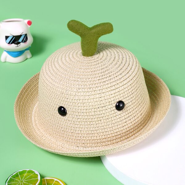 

Kids Cartoon Design Hat, Beige