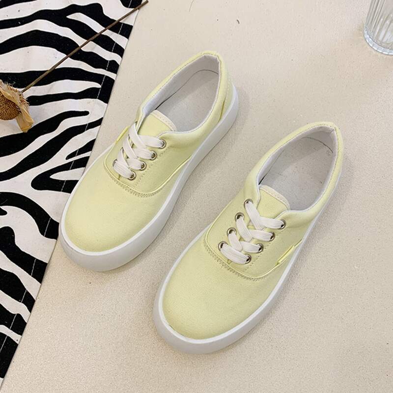 

Minimalist Canvas Shoes, Yellow
