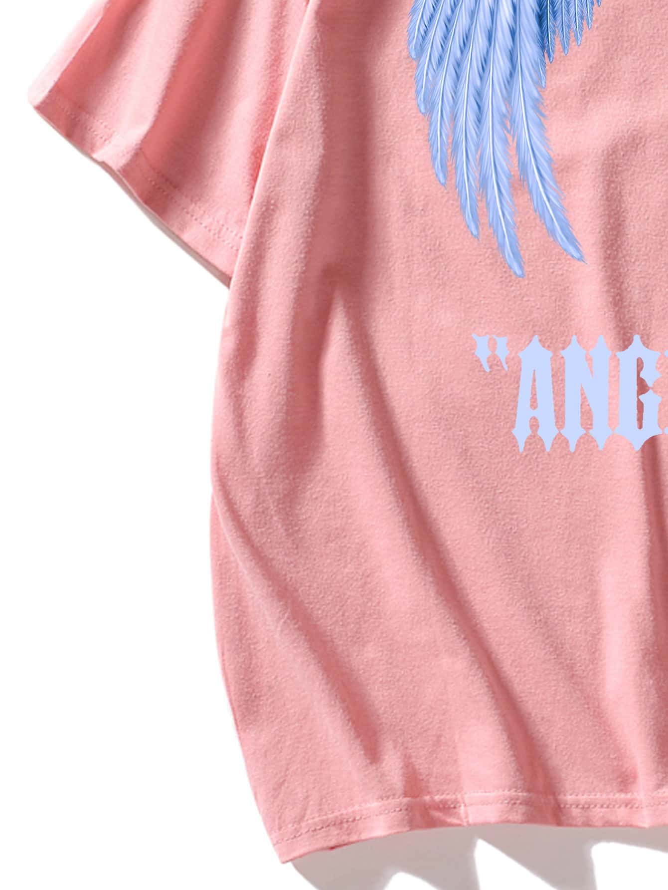 Manfinity EMRG Men Wing And Letter Graphic Tee - Pink - View 4