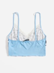 SHEIN Qutie Lace Trim Cow Print Cami Top - Multicolor - View 2