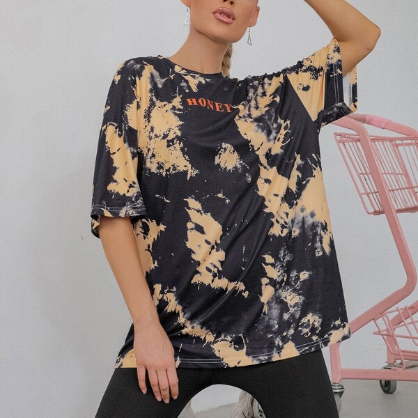 

Tie Dye Honey Graphic Tee, Multicolor